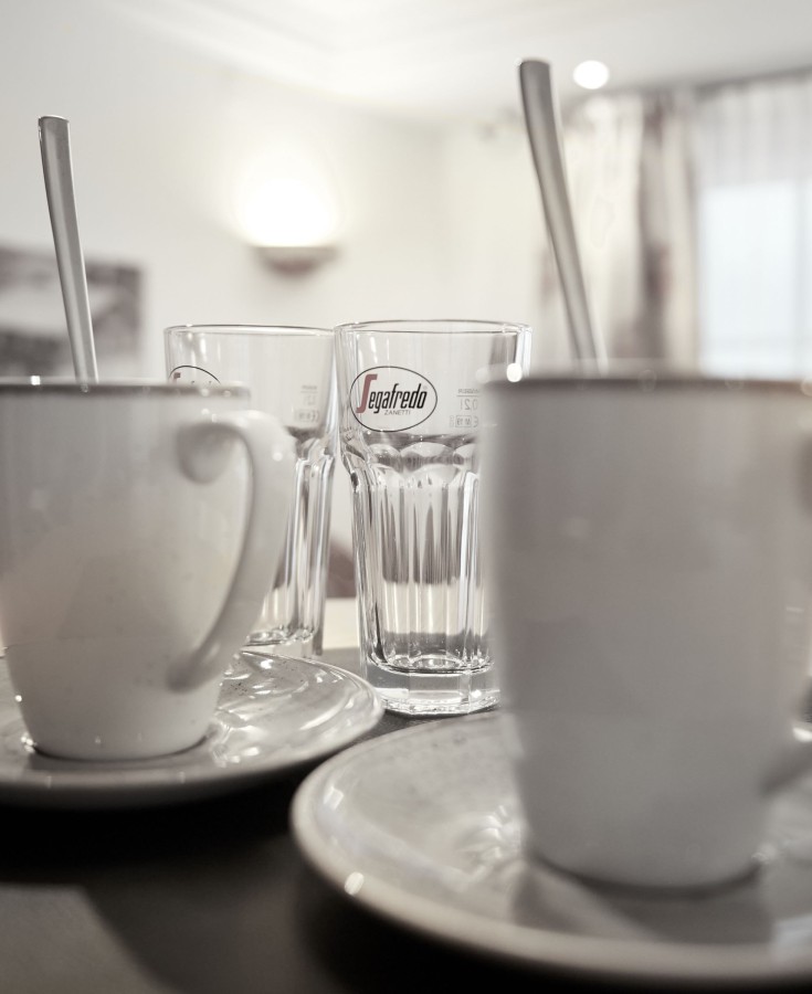Kaffeetassen in den Wieslbauer Appartements 