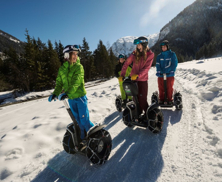 Einzigartiges Segway-Spaß im Winter © Flachau Tourismus