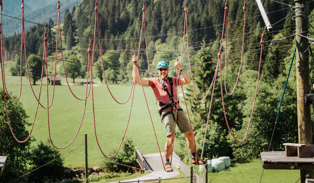 Hochseilgarten Hermann Maier © Flachau Tourismus - Markus Kohlmayer